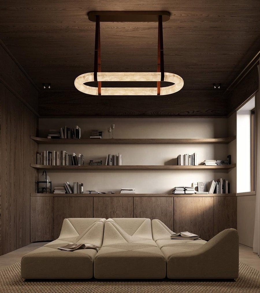 Nerina Alabaster Pendant Light-Neutral Decor