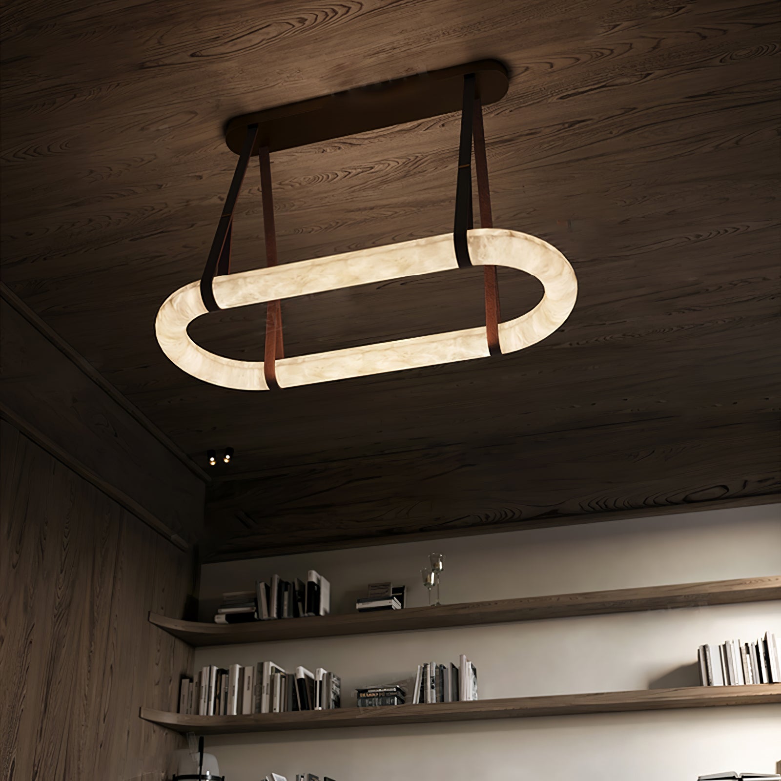 Nerina Alabaster Pendant Light-Neutral Decor