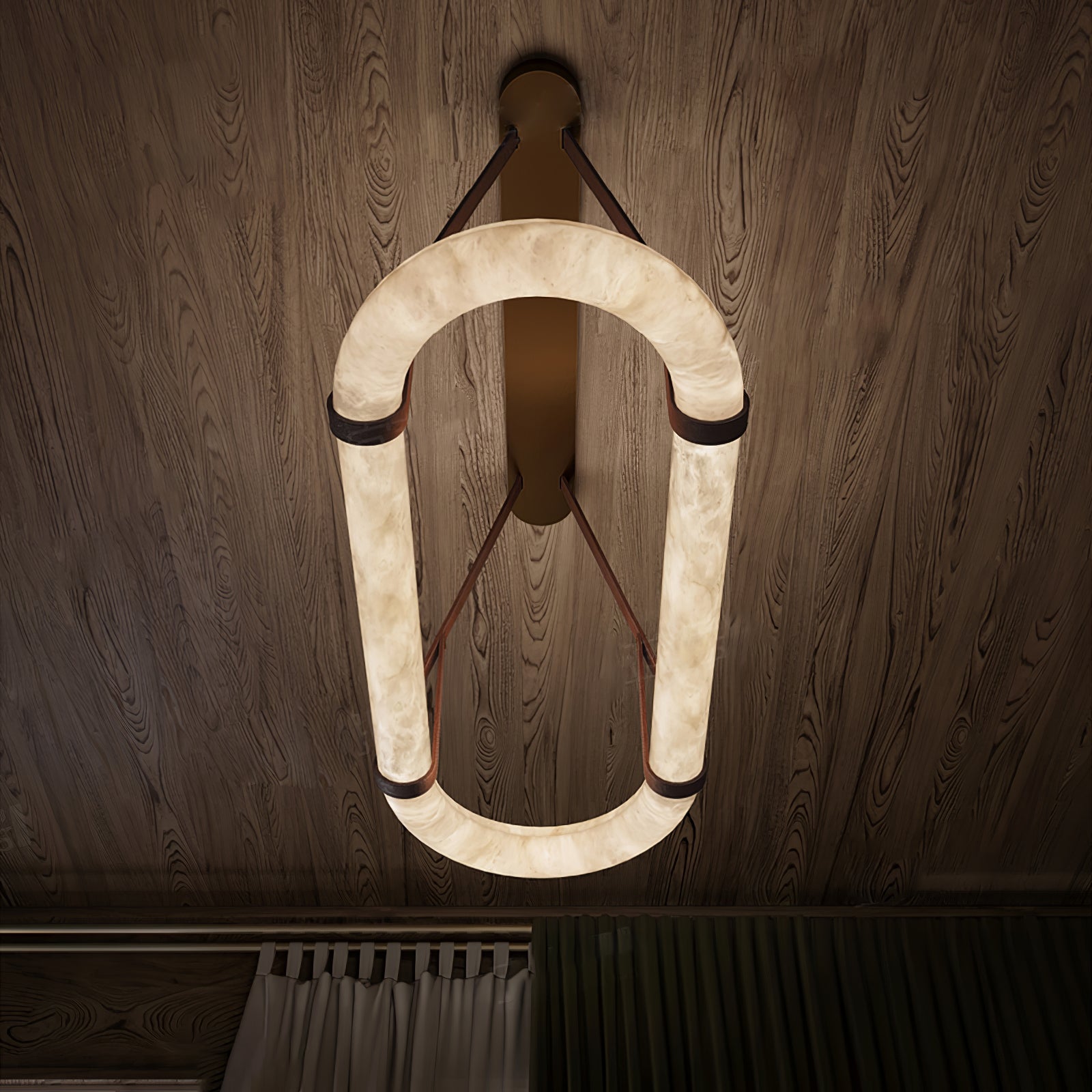 Nerina Alabaster Pendant Light-Neutral Decor
