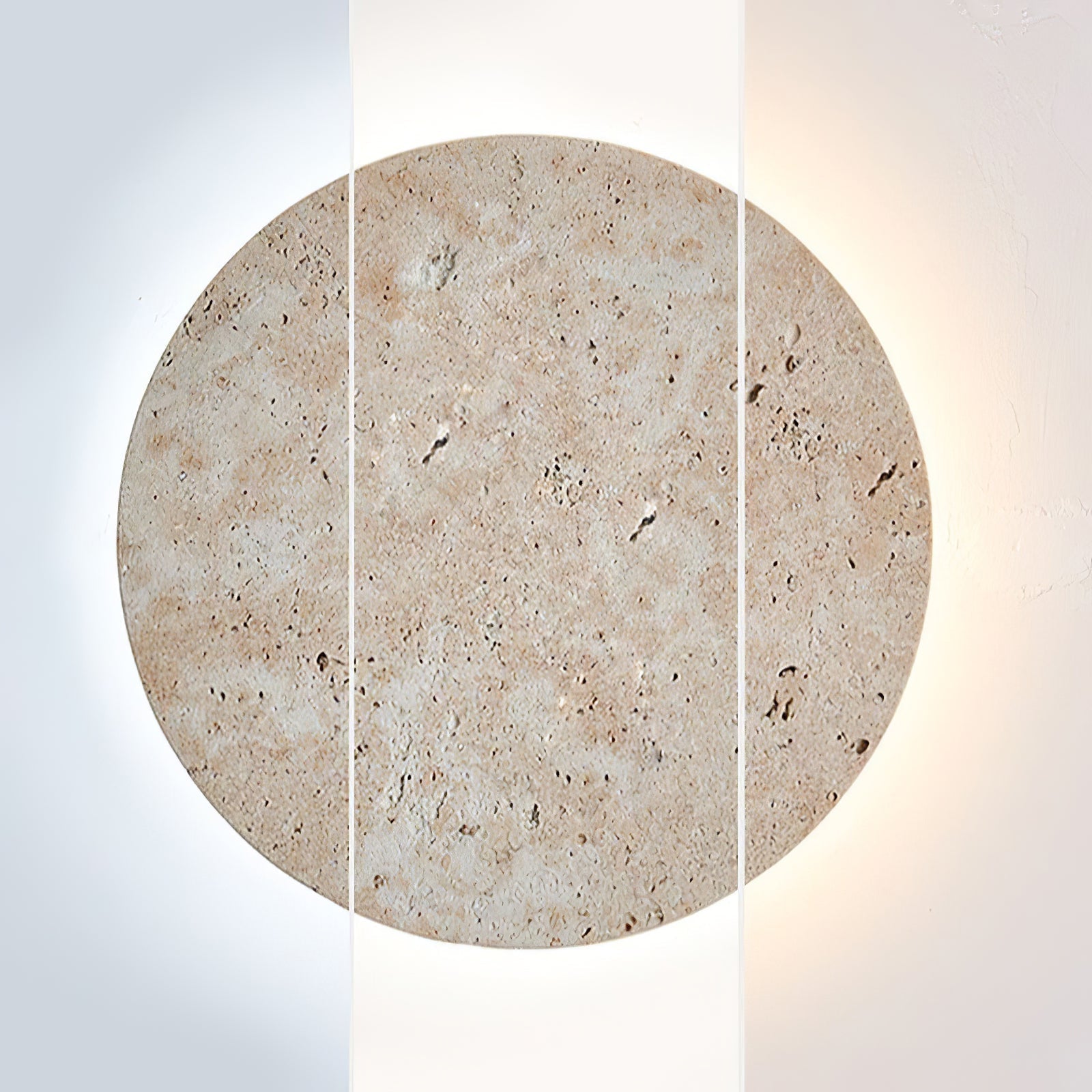 Aurzoren Minimalist Travertine Wall Light-Neutral Decor