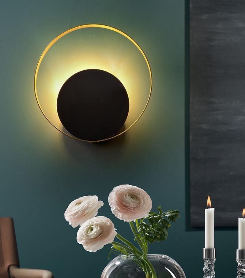 Erliren Modern Minimalist Circle Wall Lamp-Neutral Decor