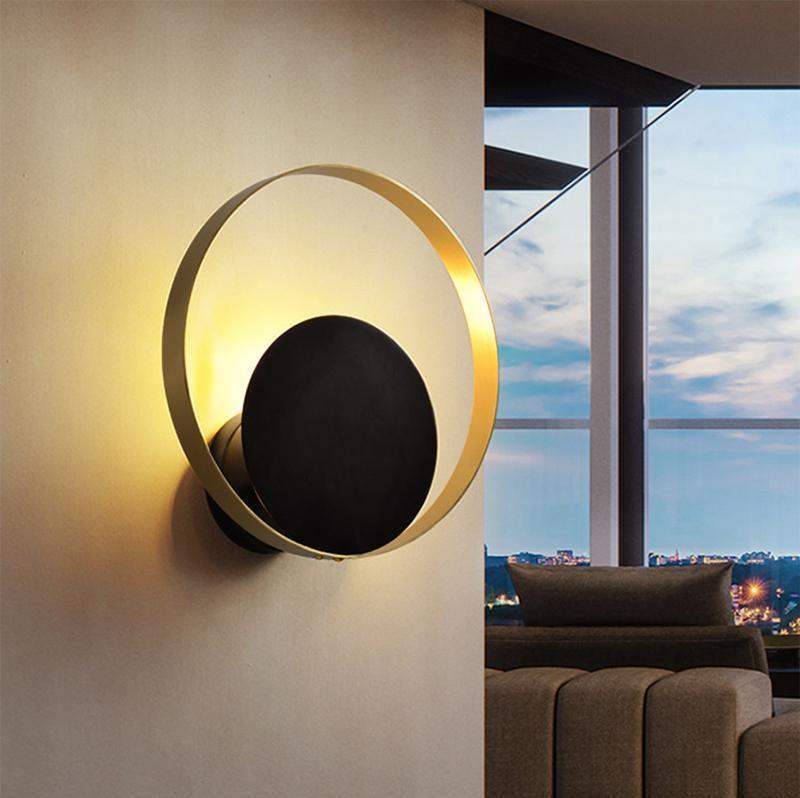 Erliren Modern Minimalist Circle Wall Lamp-Neutral Decor