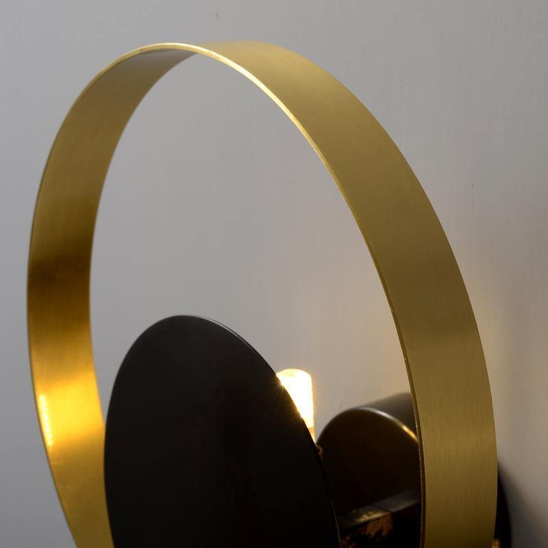 Erliren Modern Minimalist Circle Wall Lamp-Neutral Decor
