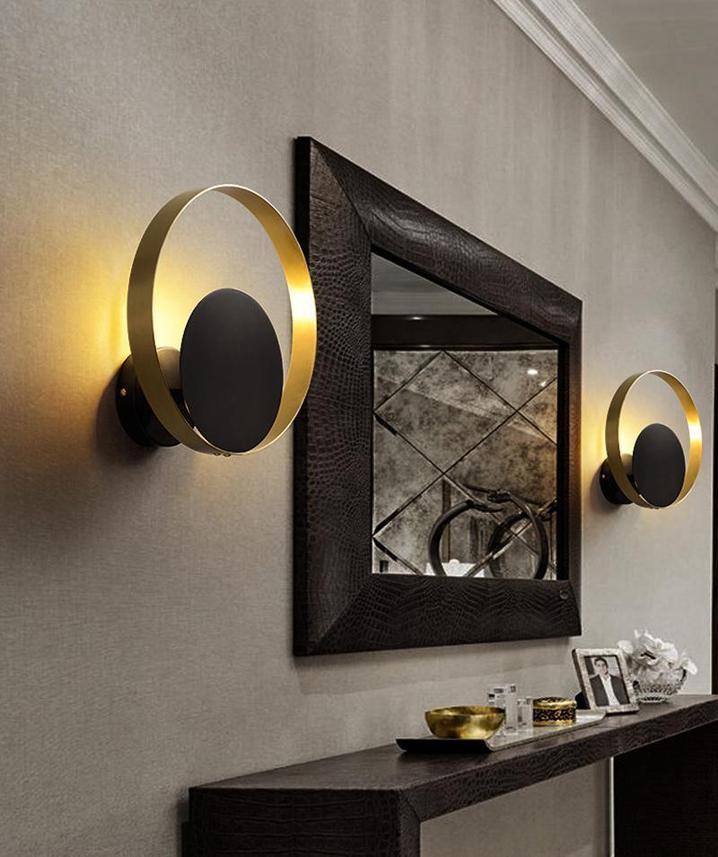 Erliren Modern Minimalist Circle Wall Lamp-Neutral Decor