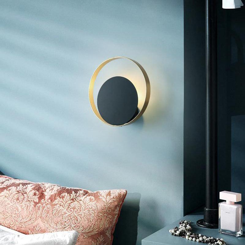 Erliren Modern Minimalist Circle Wall Lamp-Neutral Decor