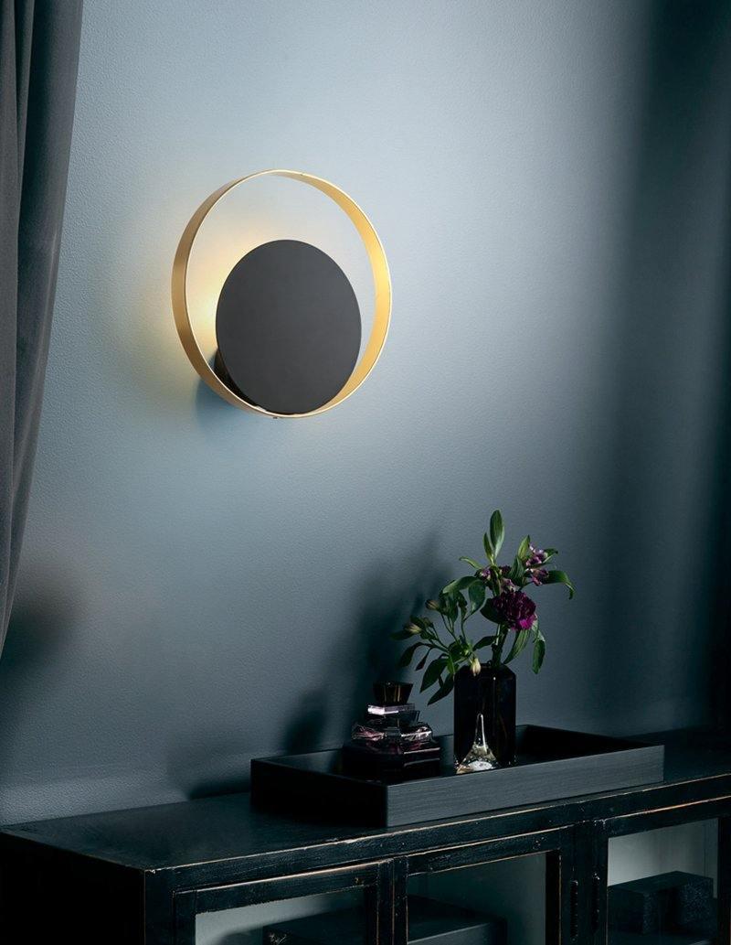 Erliren Modern Minimalist Circle Wall Lamp-Neutral Decor