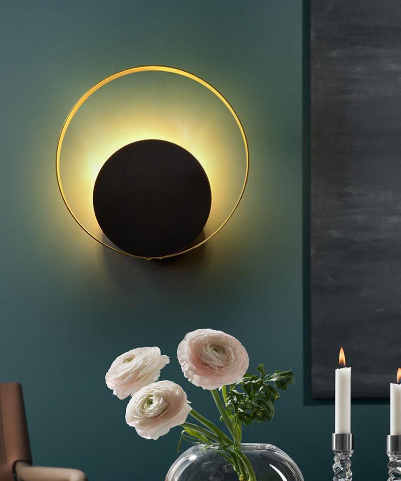 Erliren Modern Minimalist Circle Wall Lamp-Neutral Decor