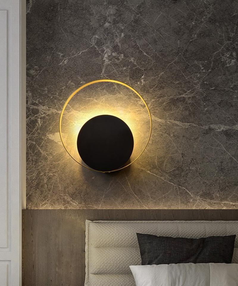 Erliren Modern Minimalist Circle Wall Lamp-Neutral Decor