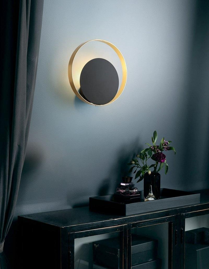 Erliren Modern Minimalist Circle Wall Lamp-Neutral Decor