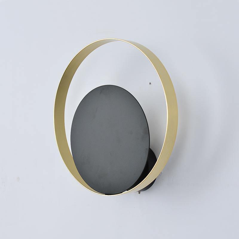 Erliren Modern Minimalist Circle Wall Lamp-Neutral Decor