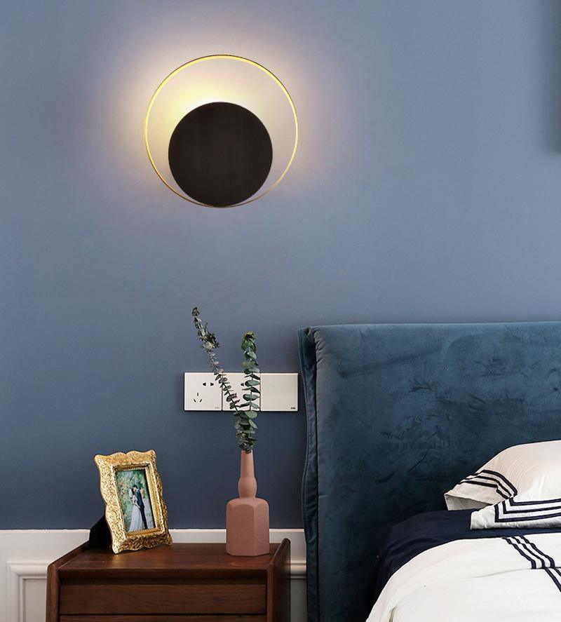 Erliren Modern Minimalist Circle Wall Lamp-Neutral Decor