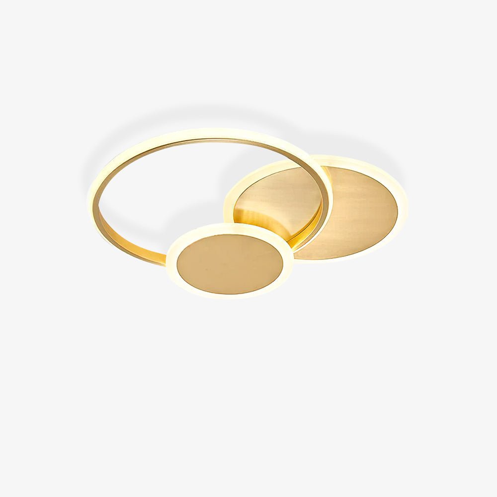 Insk Art Circles LED Ceiling Light-Neutral Decor