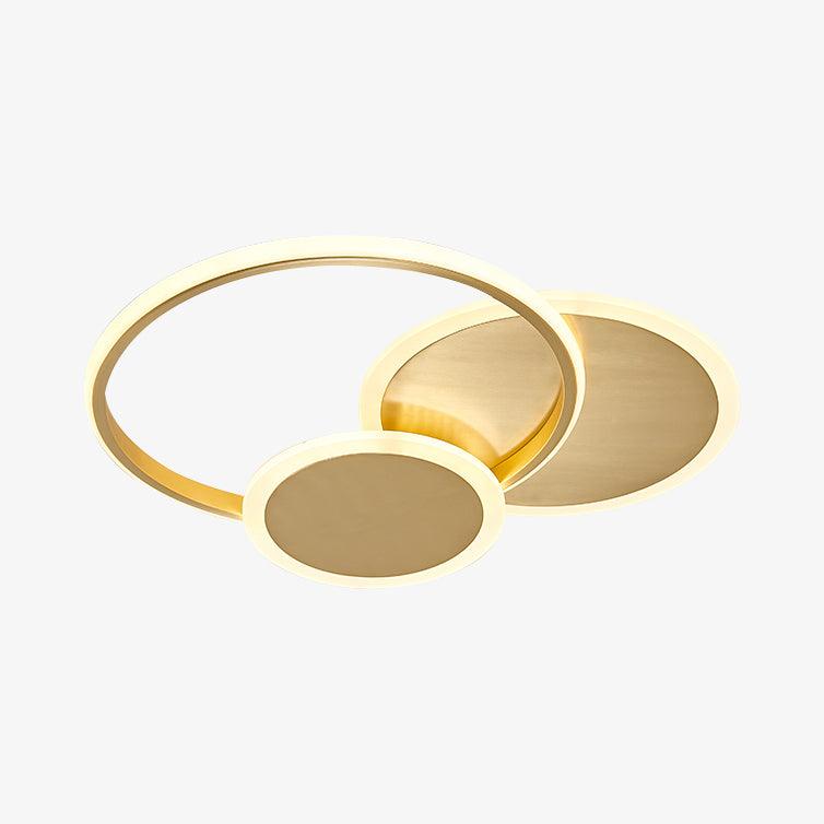 Insk Art Circles LED Ceiling Light-Neutral Decor