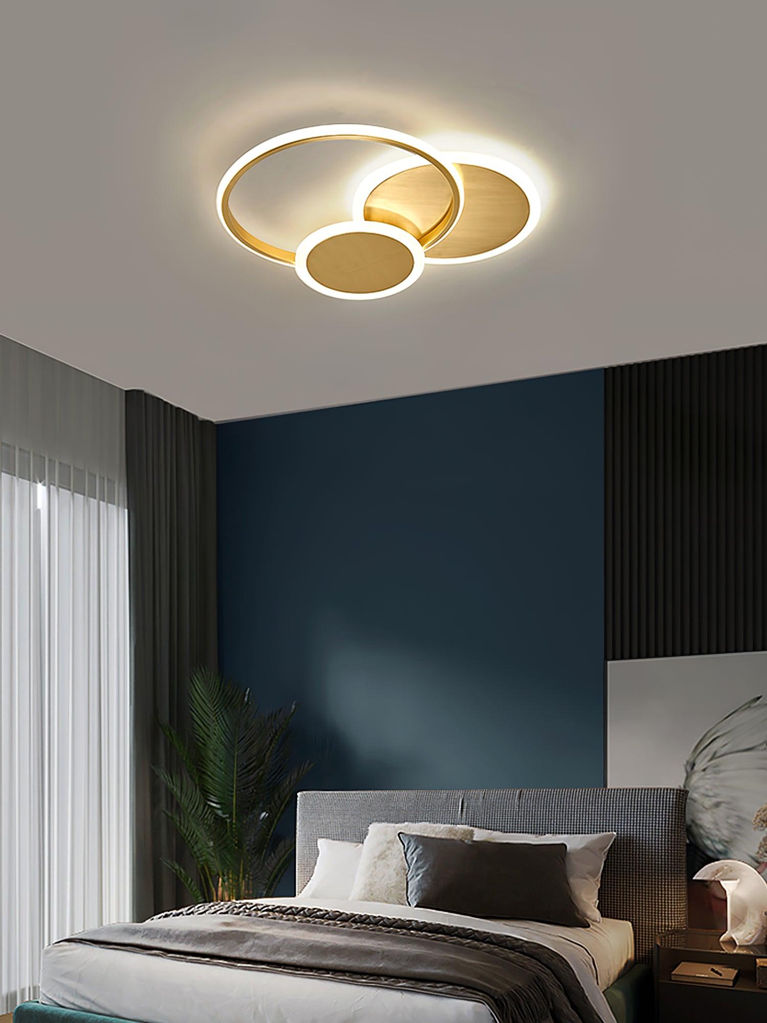 Insk Art Circles LED Ceiling Light-Neutral Decor