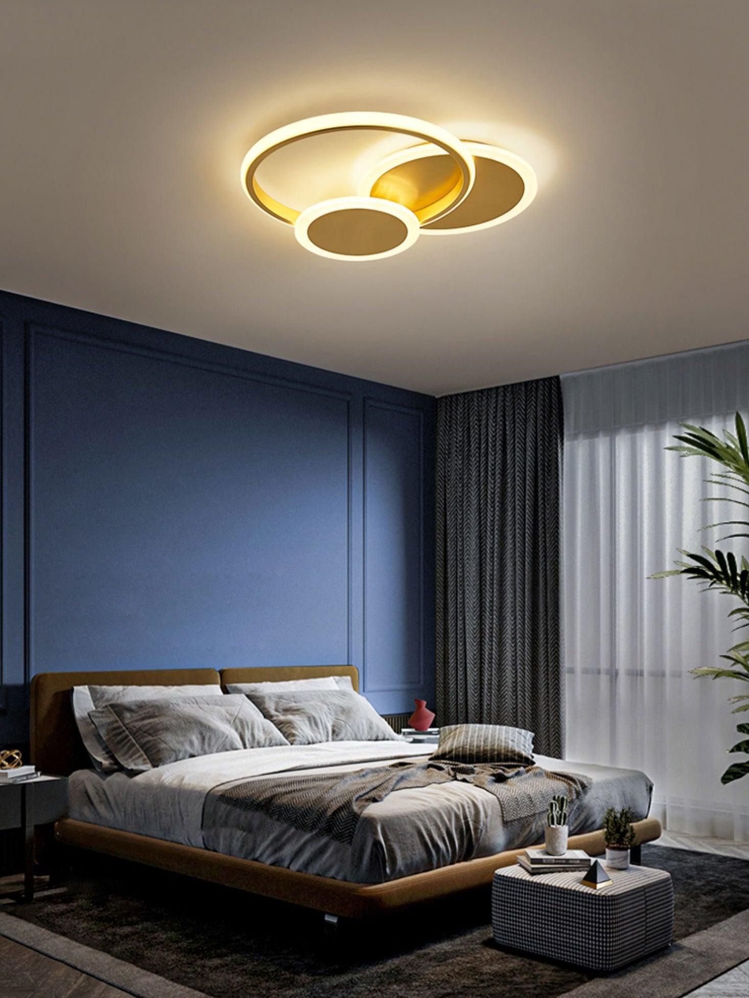 Insk Art Circles LED Ceiling Light-Neutral Decor