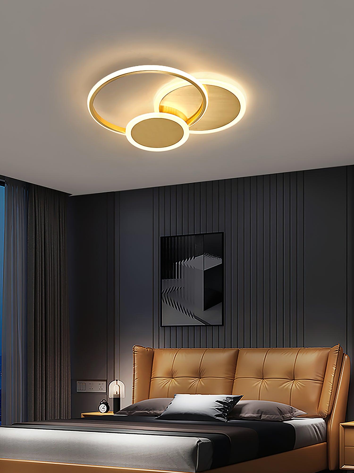Insk Art Circles LED Ceiling Light-Neutral Decor