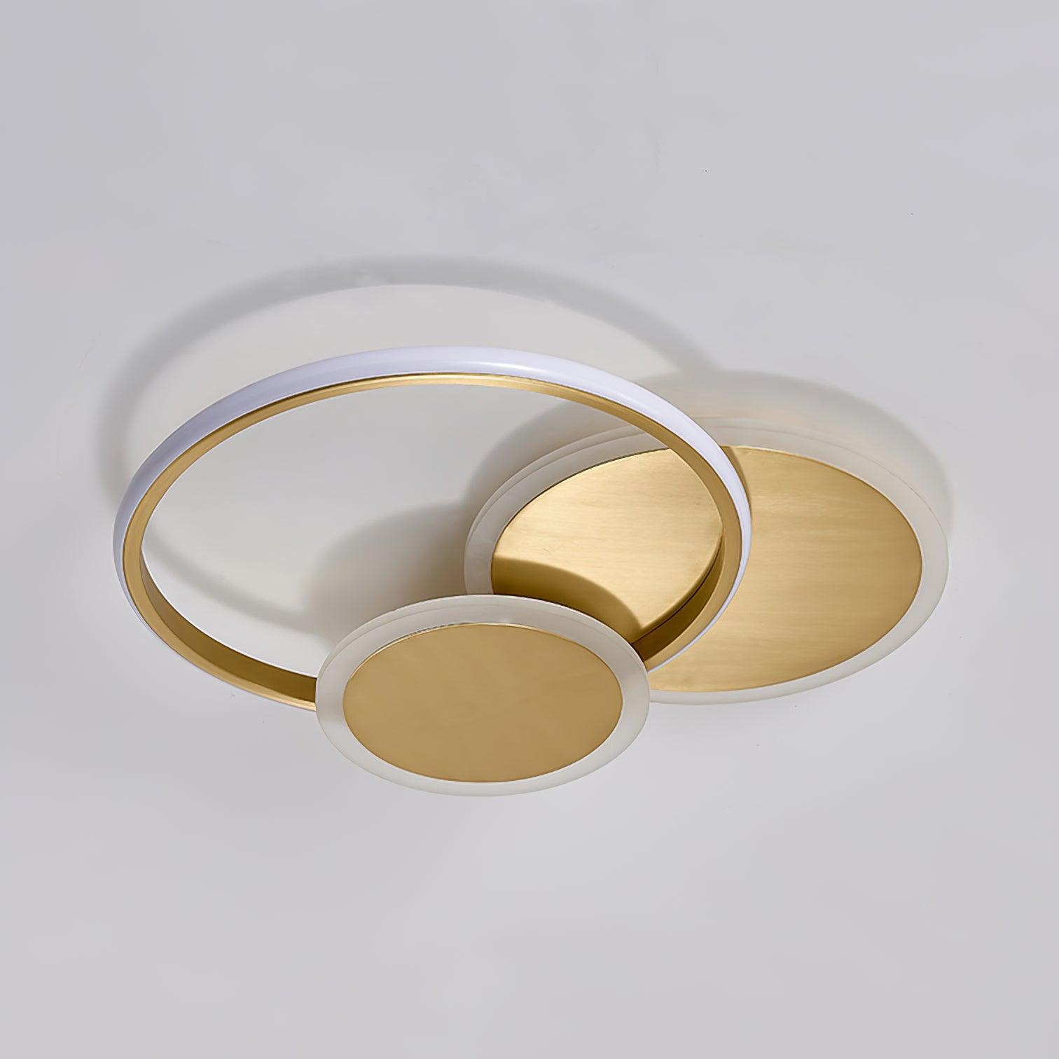 Insk Art Circles LED Ceiling Light-Neutral Decor