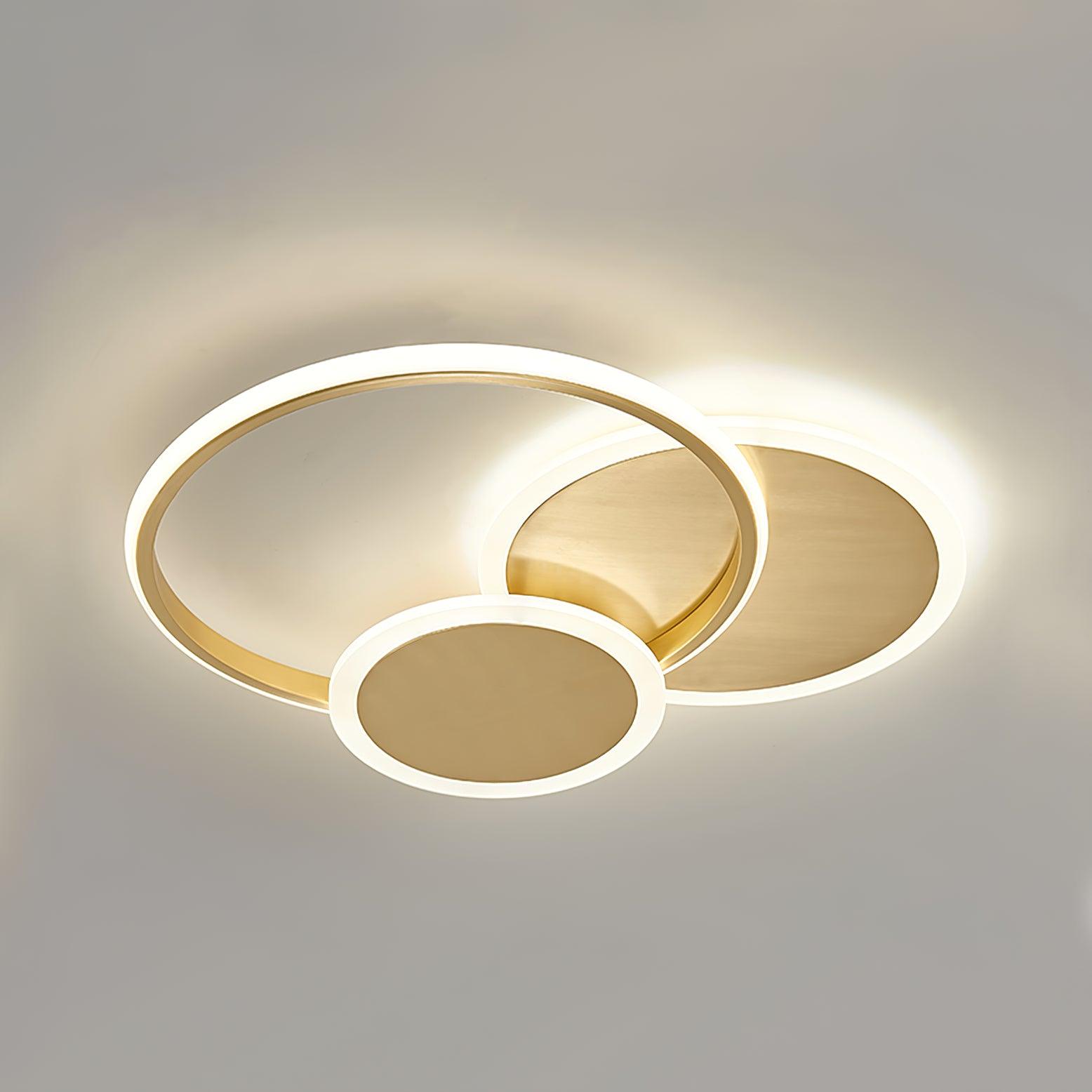 Insk Art Circles LED Ceiling Light-Neutral Decor