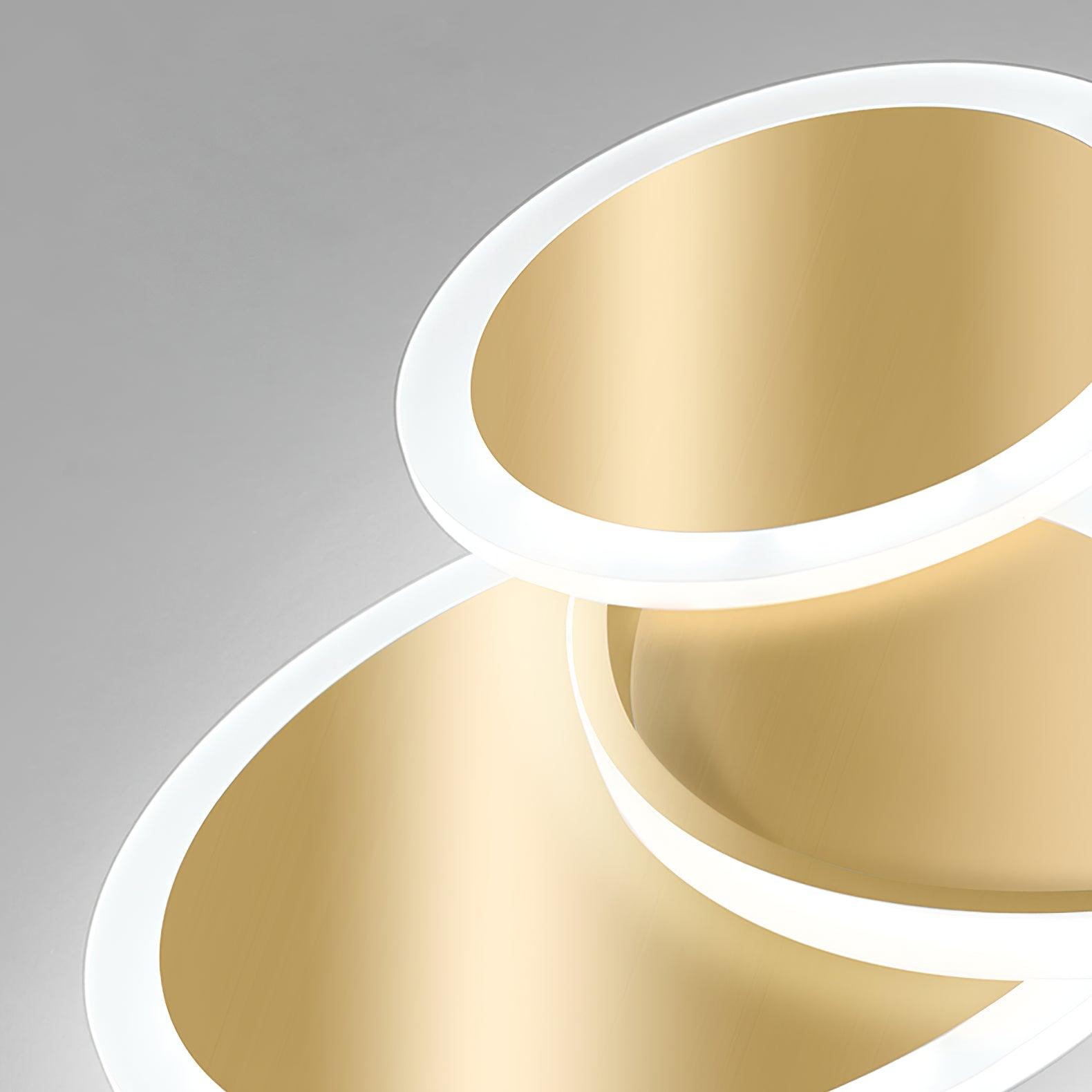 Insk Art Circles LED Ceiling Light-Neutral Decor