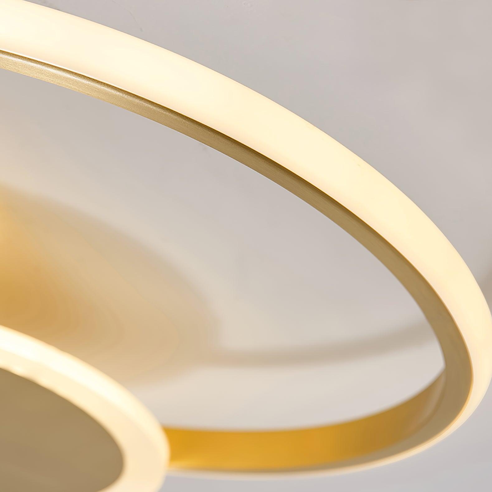 Insk Art Circles LED Ceiling Light-Neutral Decor