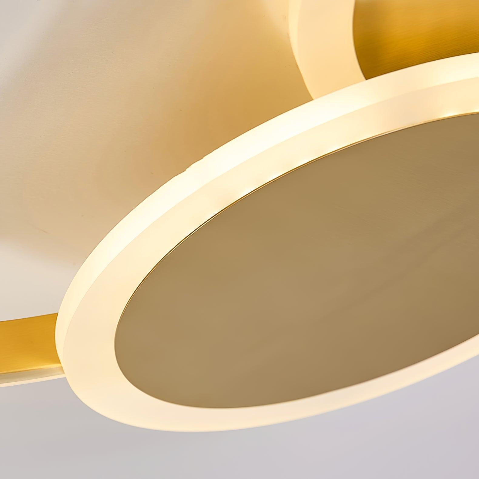 Insk Art Circles LED Ceiling Light-Neutral Decor