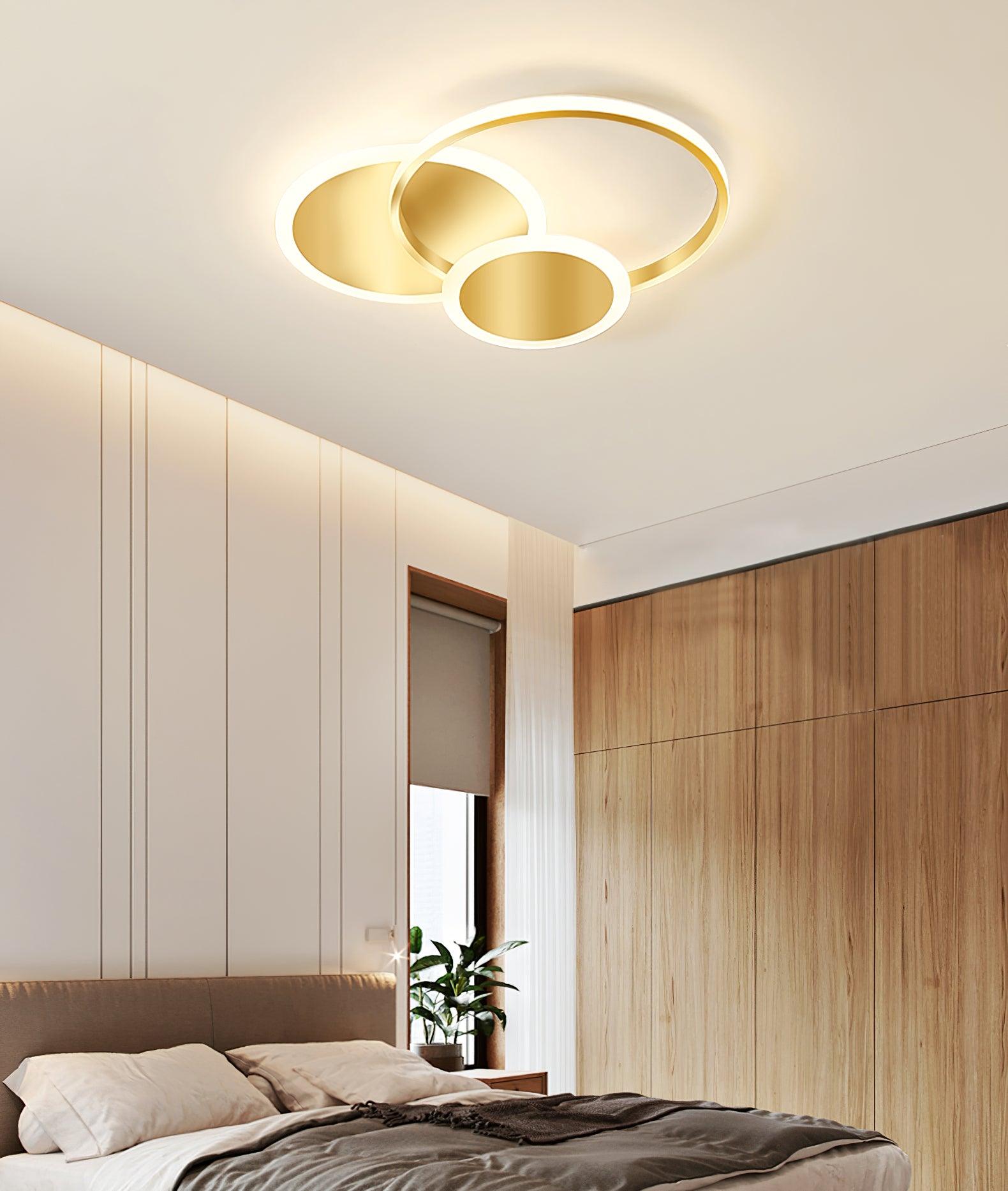 Insk Art Circles LED Ceiling Light-Neutral Decor