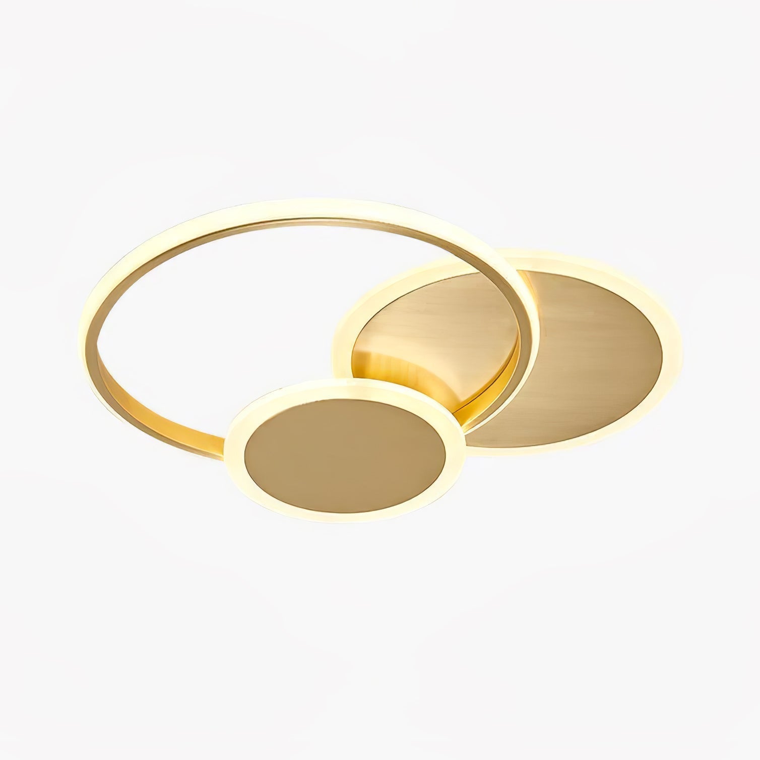 Insk Art Circles LED Ceiling Light-Neutral Decor
