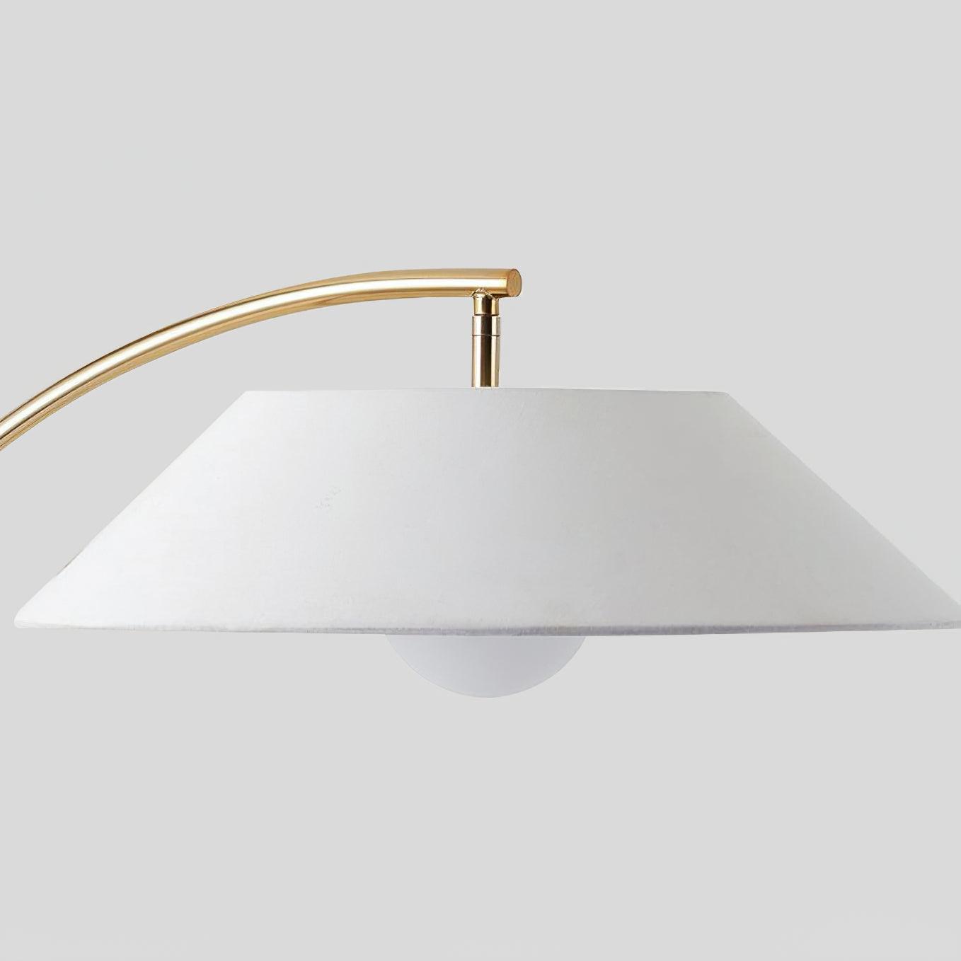 Veradin Steel Fabric Floor Lamp-Neutral Decor