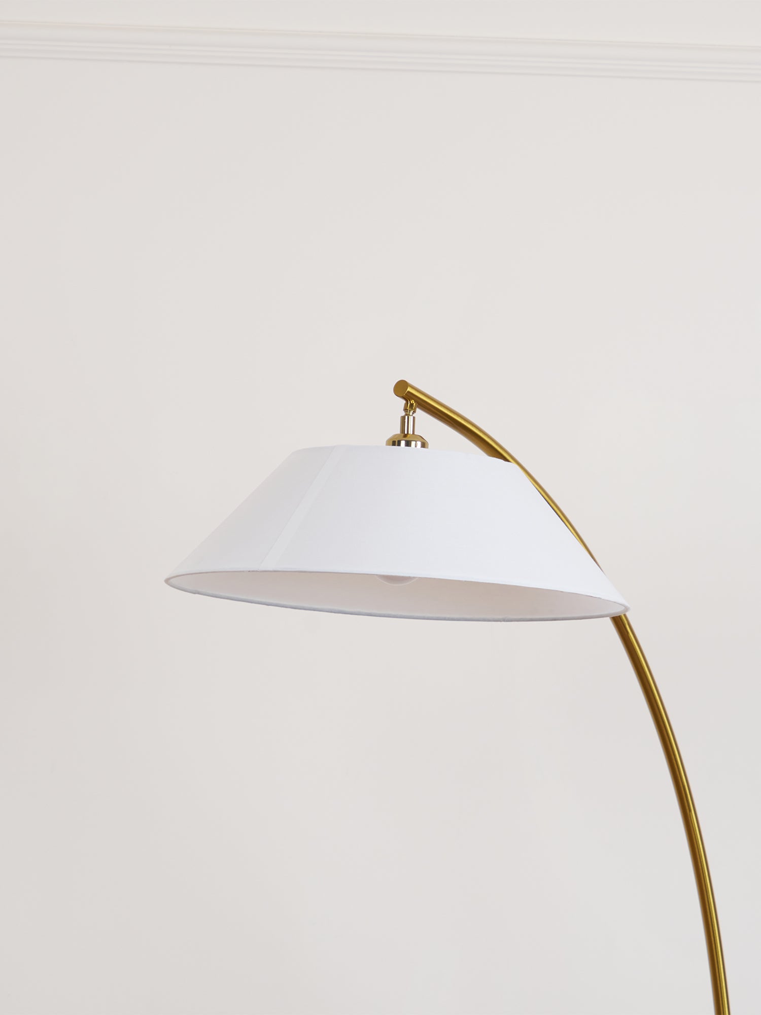Veradin Steel Fabric Floor Lamp-Neutral Decor