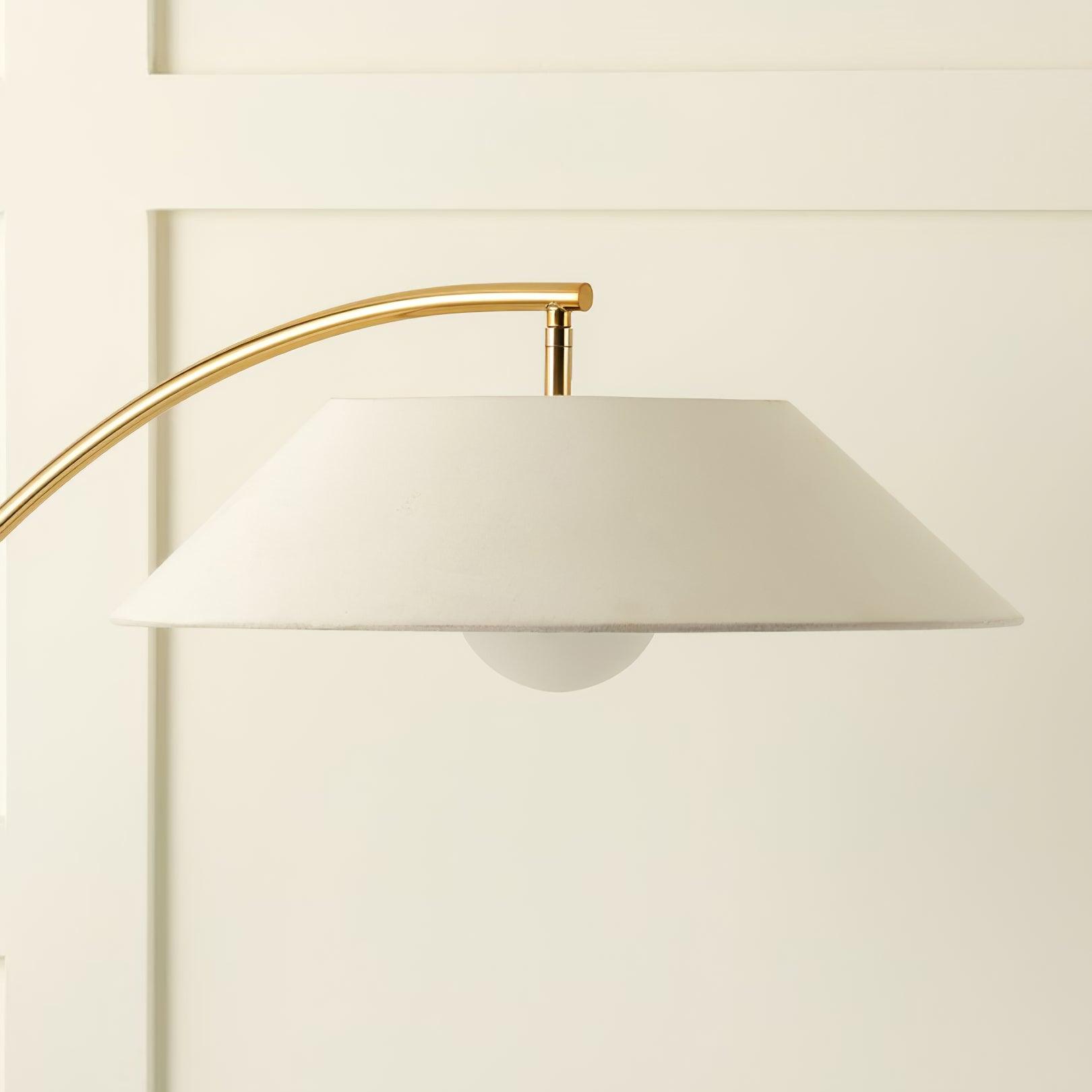Veradin Steel Fabric Floor Lamp-Neutral Decor