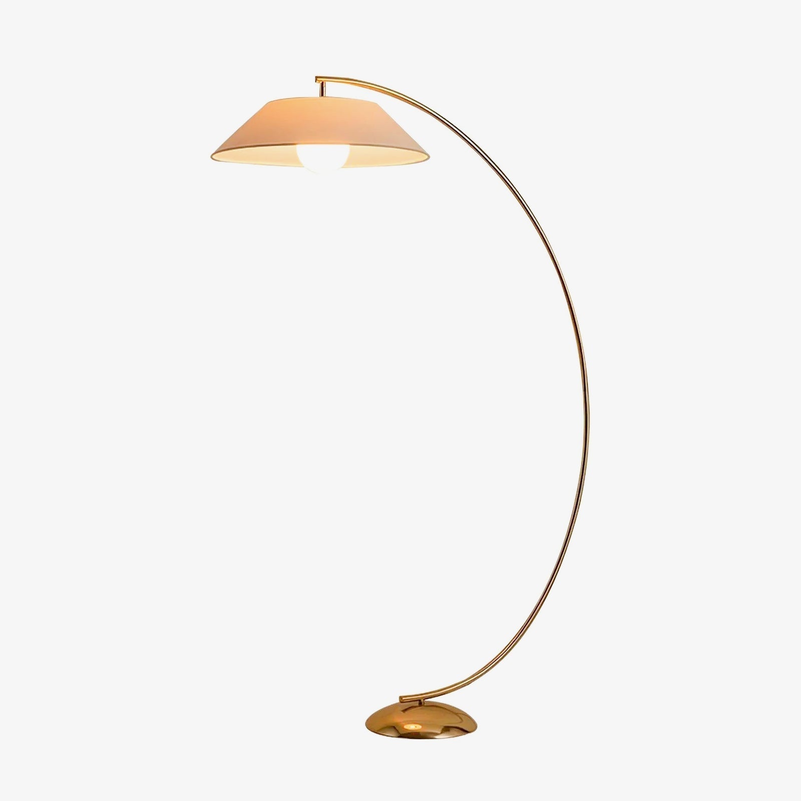 Veradin Steel Fabric Floor Lamp-Neutral Decor