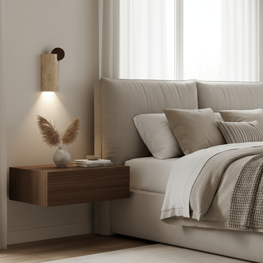 Circular Accent Wall Sconce-Neutral Decor