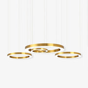 Dexlin Pendant Light LED Ring Gold Modern 3-Ring-Neutral Decor