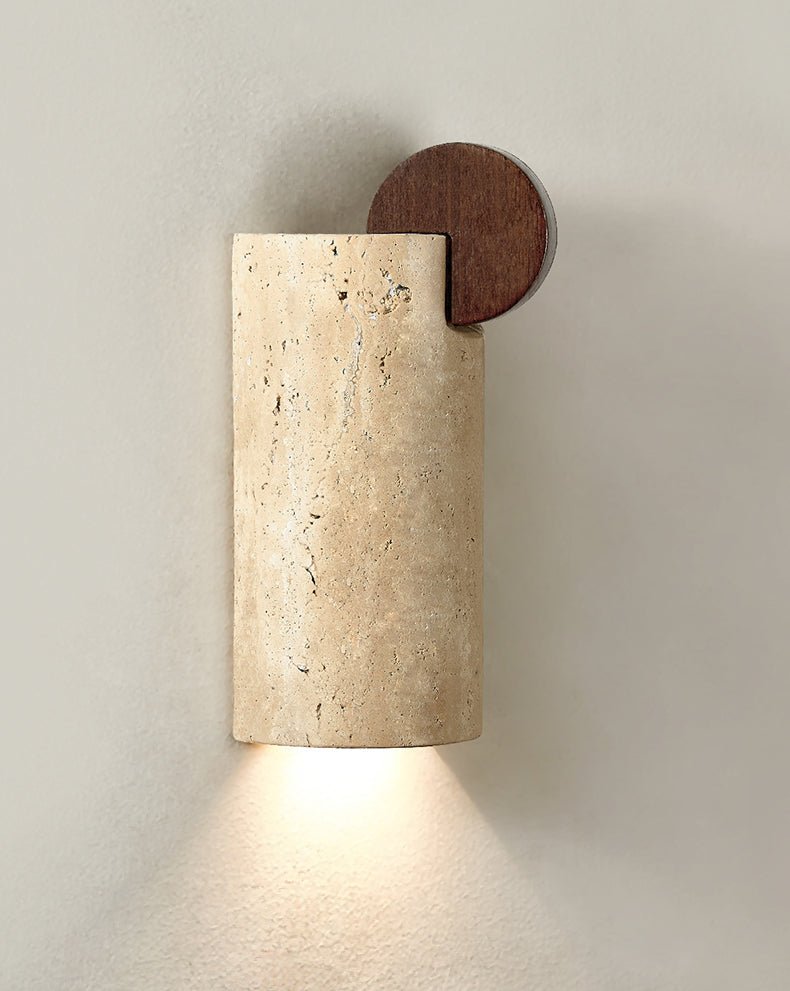 Circular Accent Wall Sconce-Neutral Decor