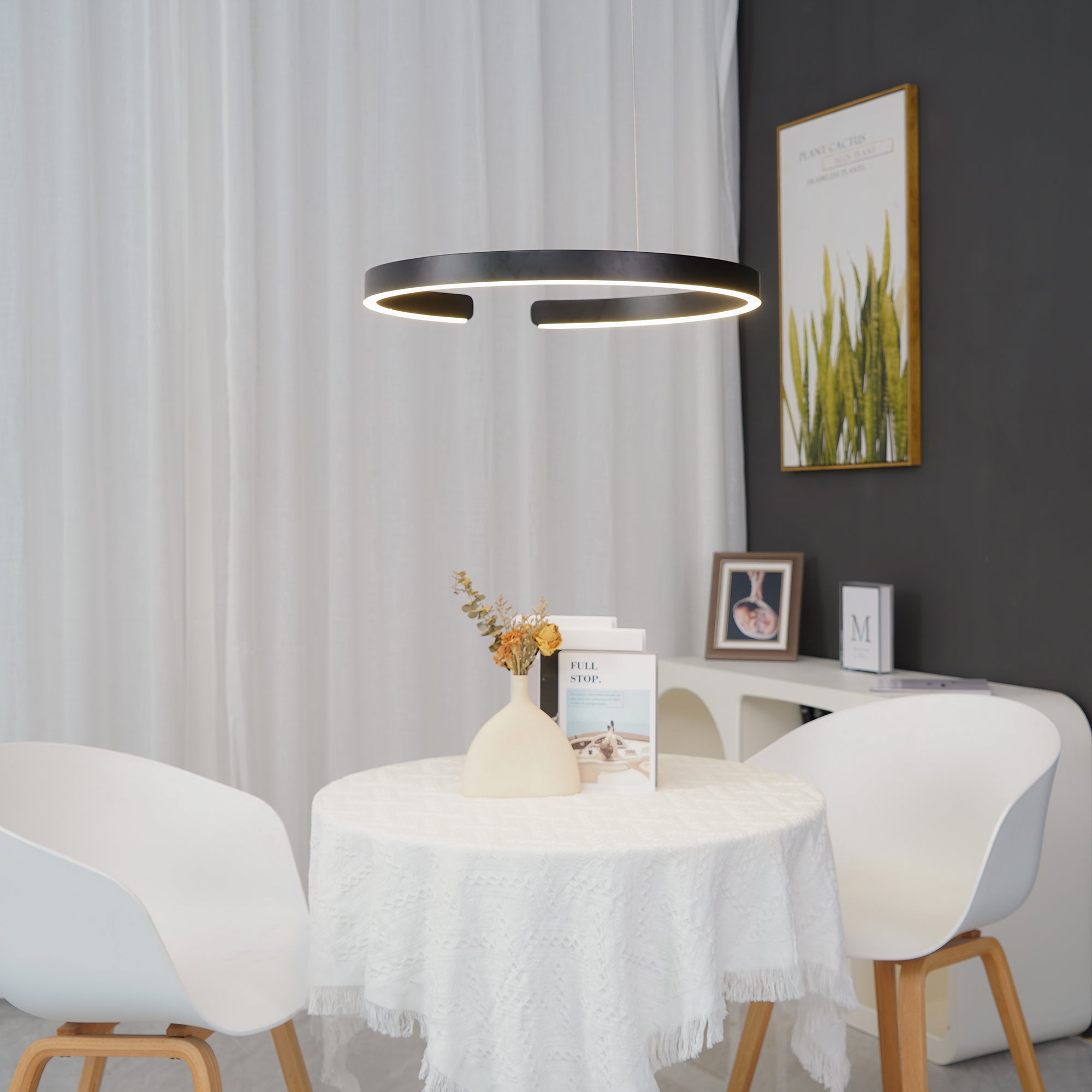 Frixx Modern Minimalist Chandelier-Neutral Decor