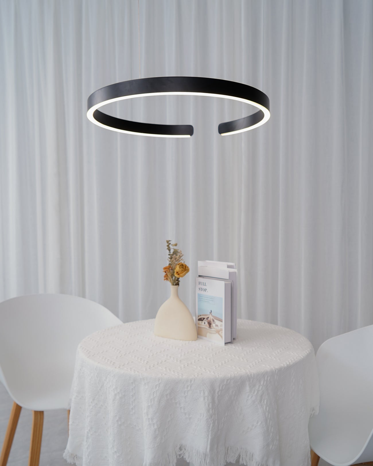 Frixx Modern Minimalist Chandelier-Neutral Decor