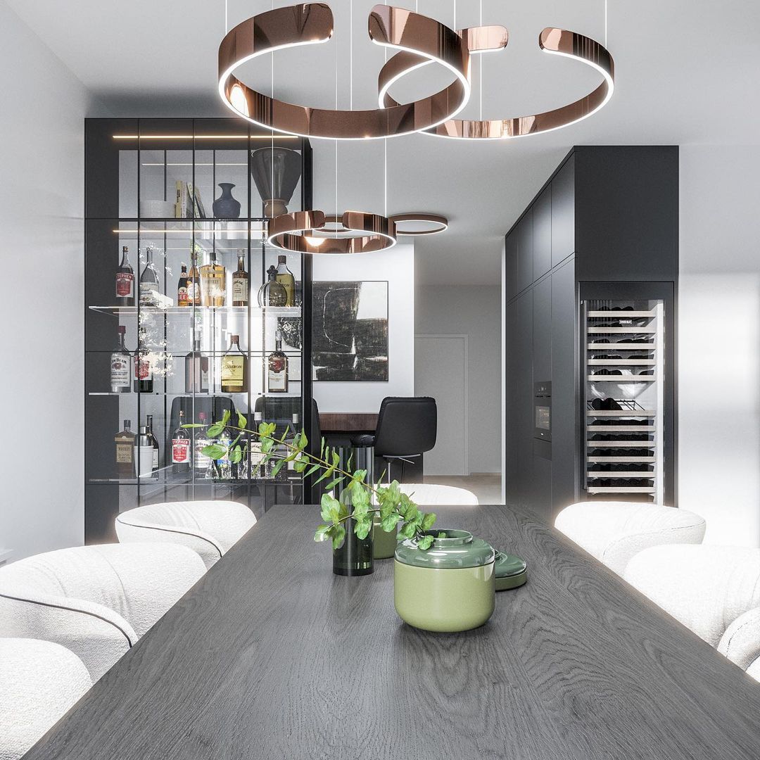 Frixx Modern Minimalist Chandelier-Neutral Decor