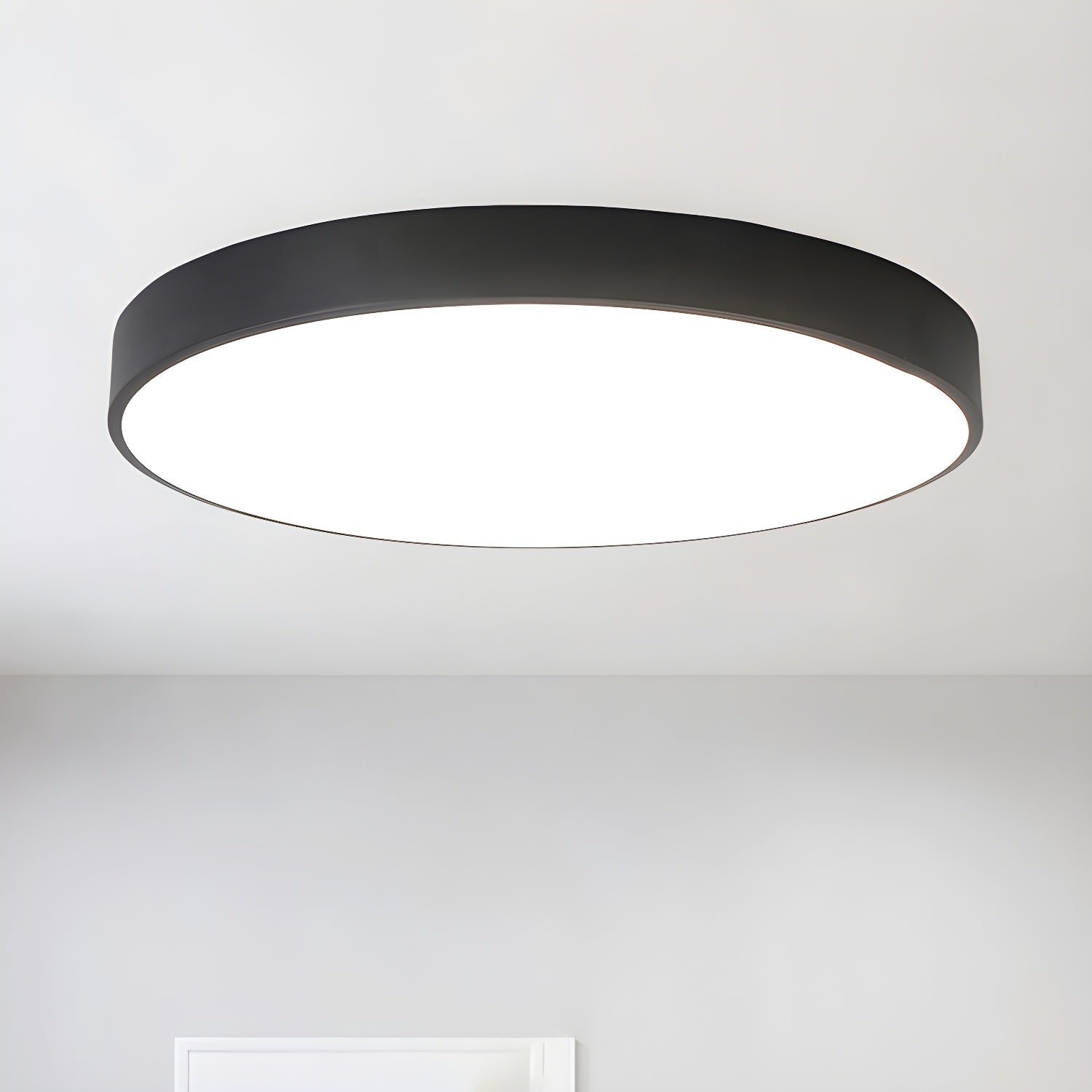 Izoriel Modern Minimalist Circular Slimline Ceiling Light-Neutral Decor