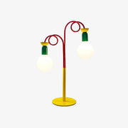 Trilo Glass Playful Table Lamp-Neutral Decor