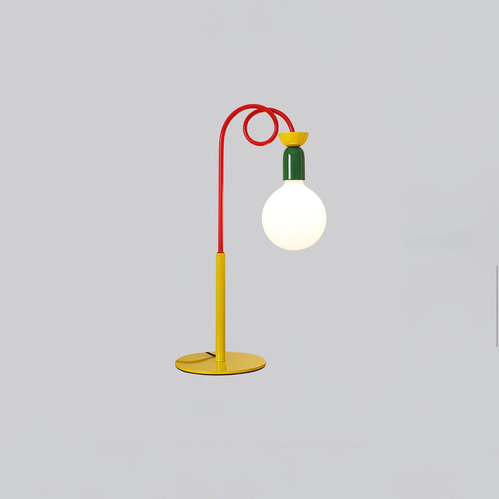 Trilo Glass Playful Table Lamp-Neutral Decor