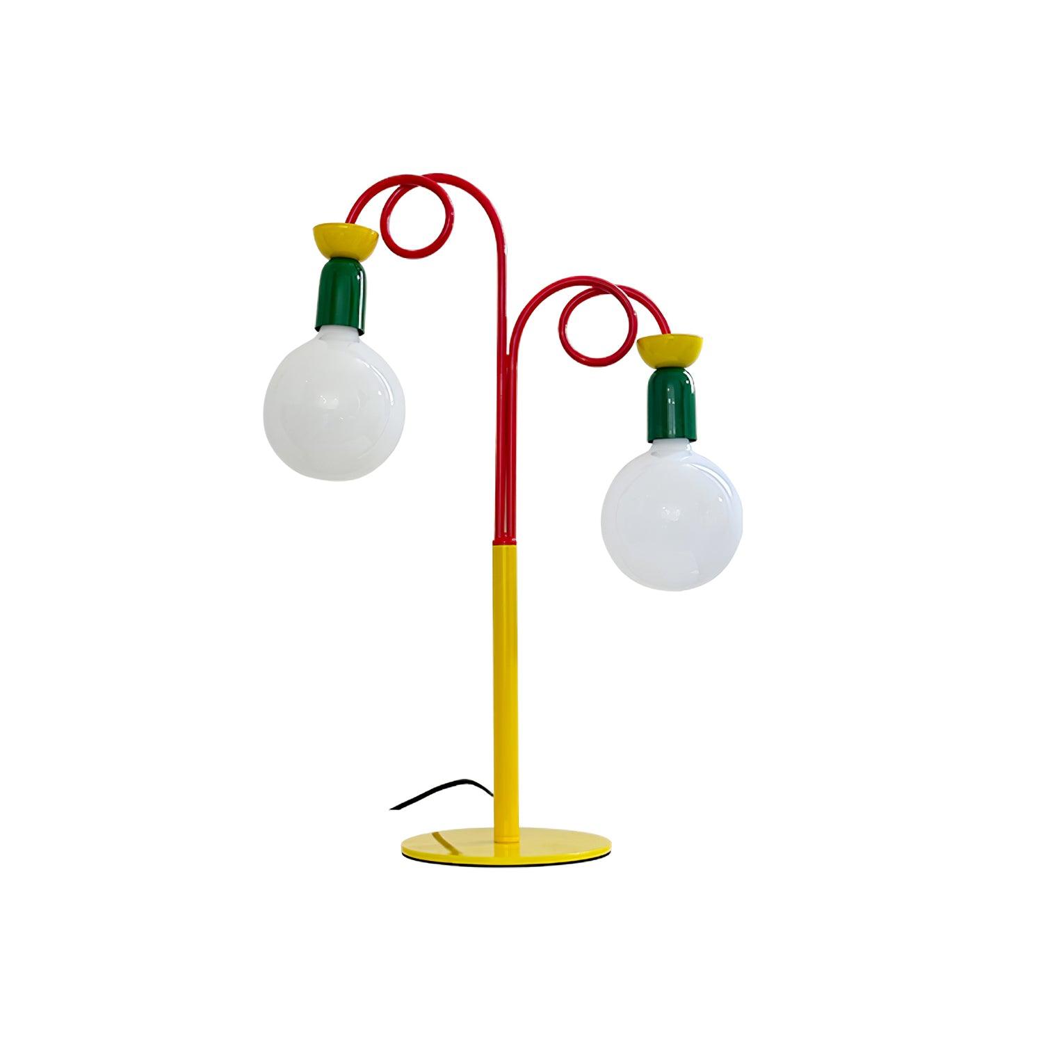 Trilo Glass Playful Table Lamp-Neutral Decor