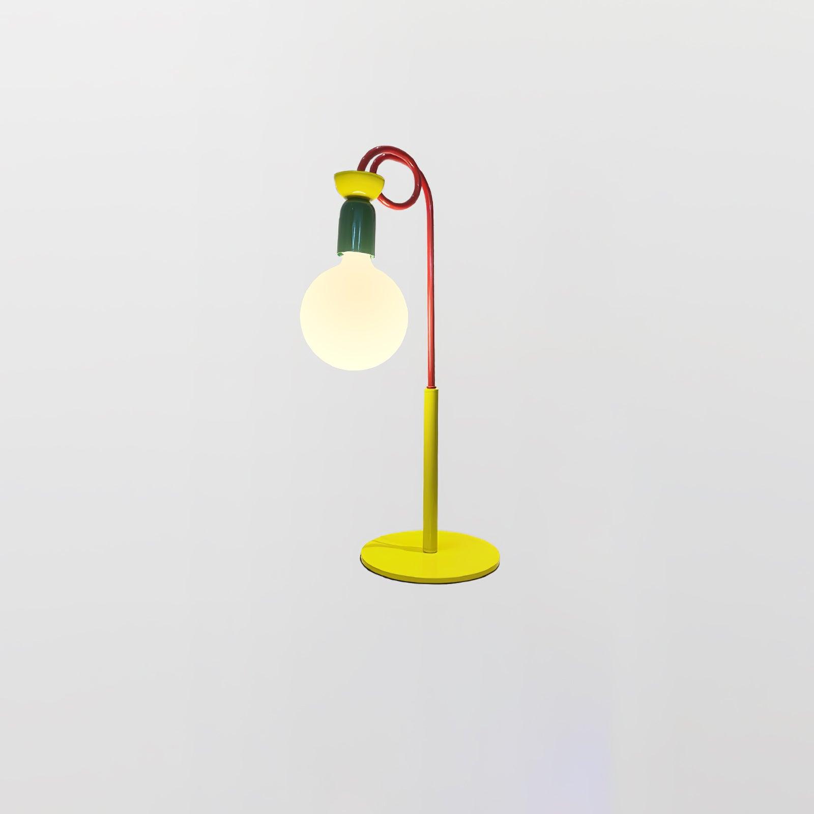Trilo Glass Playful Table Lamp-Neutral Decor