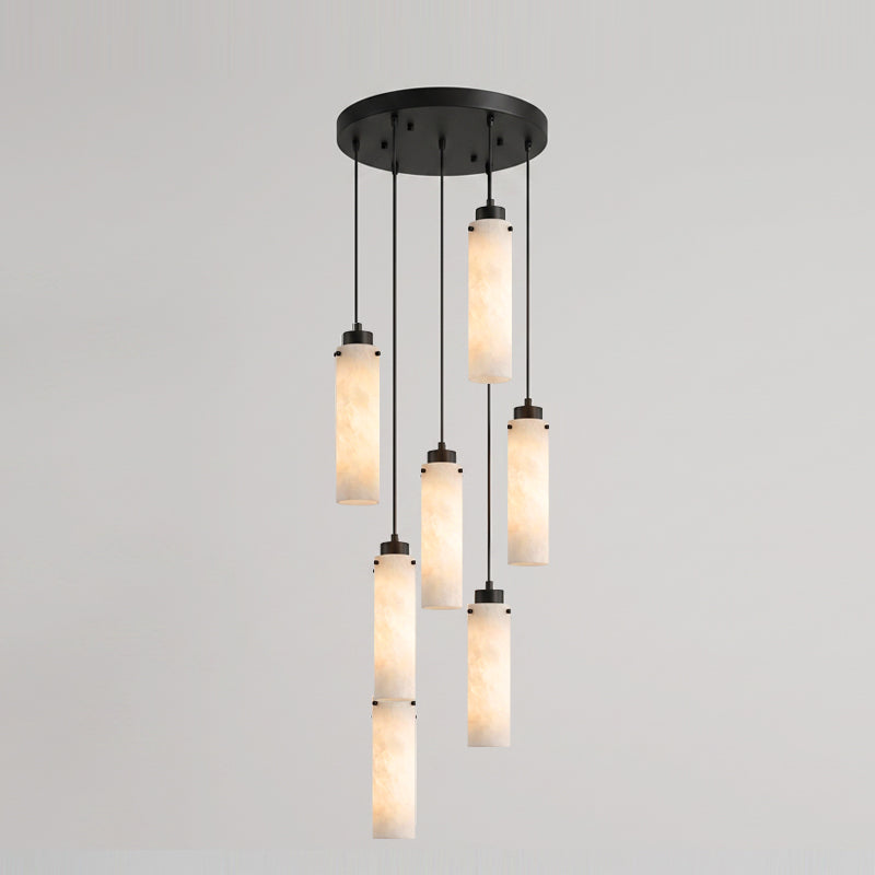 Cassian Alabaster Combination Chandelier