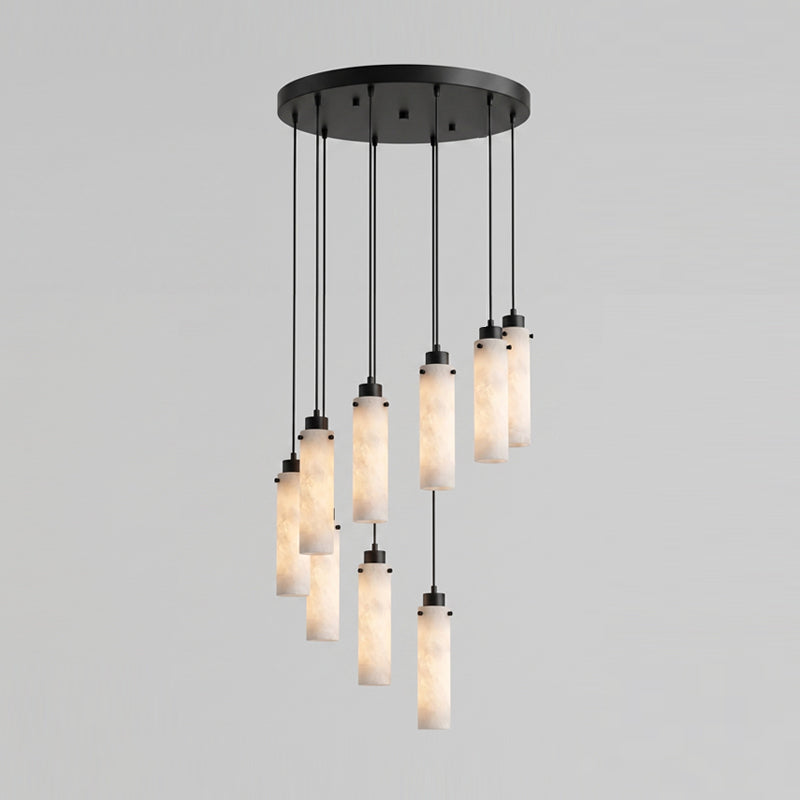 Cassian Alabaster Combination Chandelier
