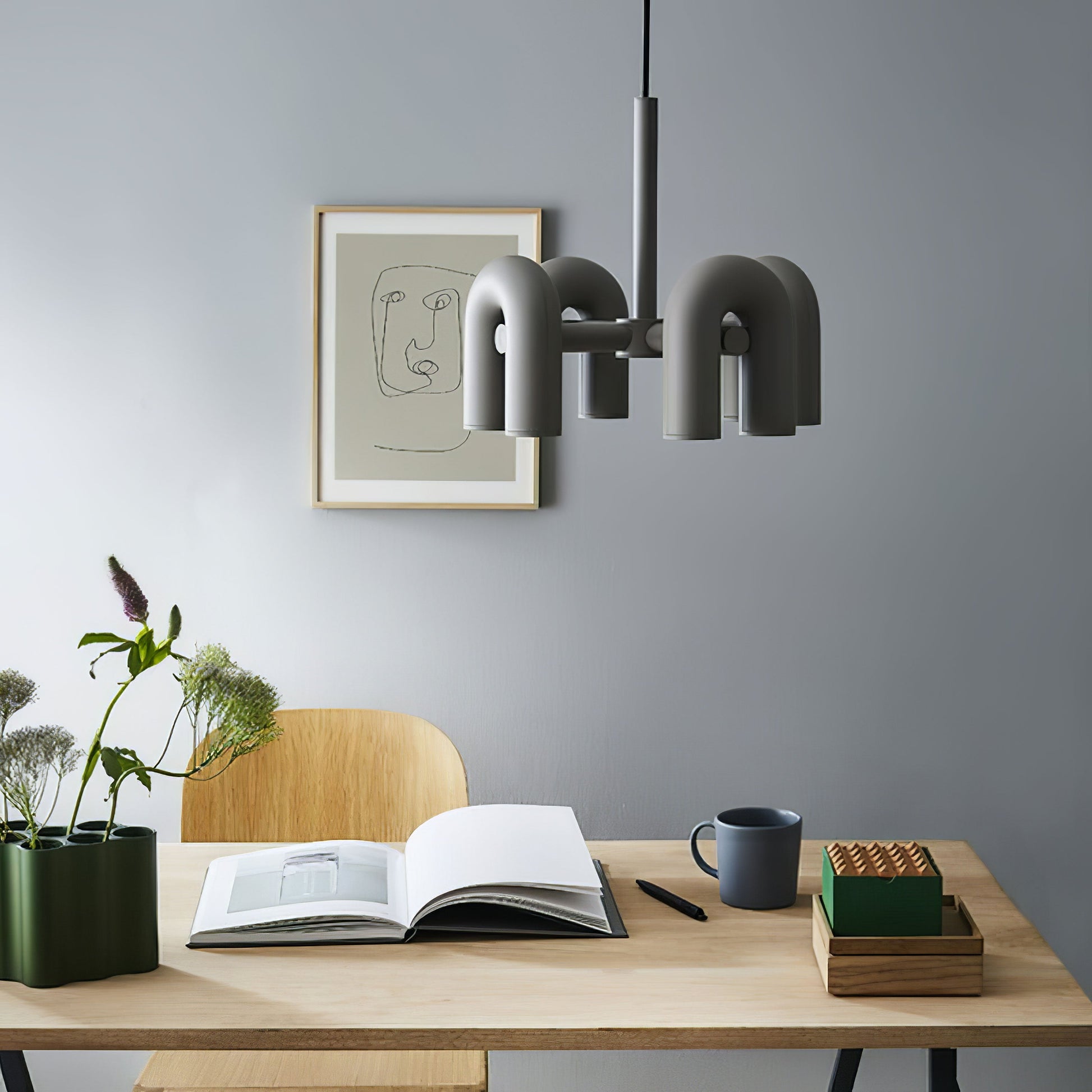Lustra Chandelier Cirkus U Shape-Neutral Decor