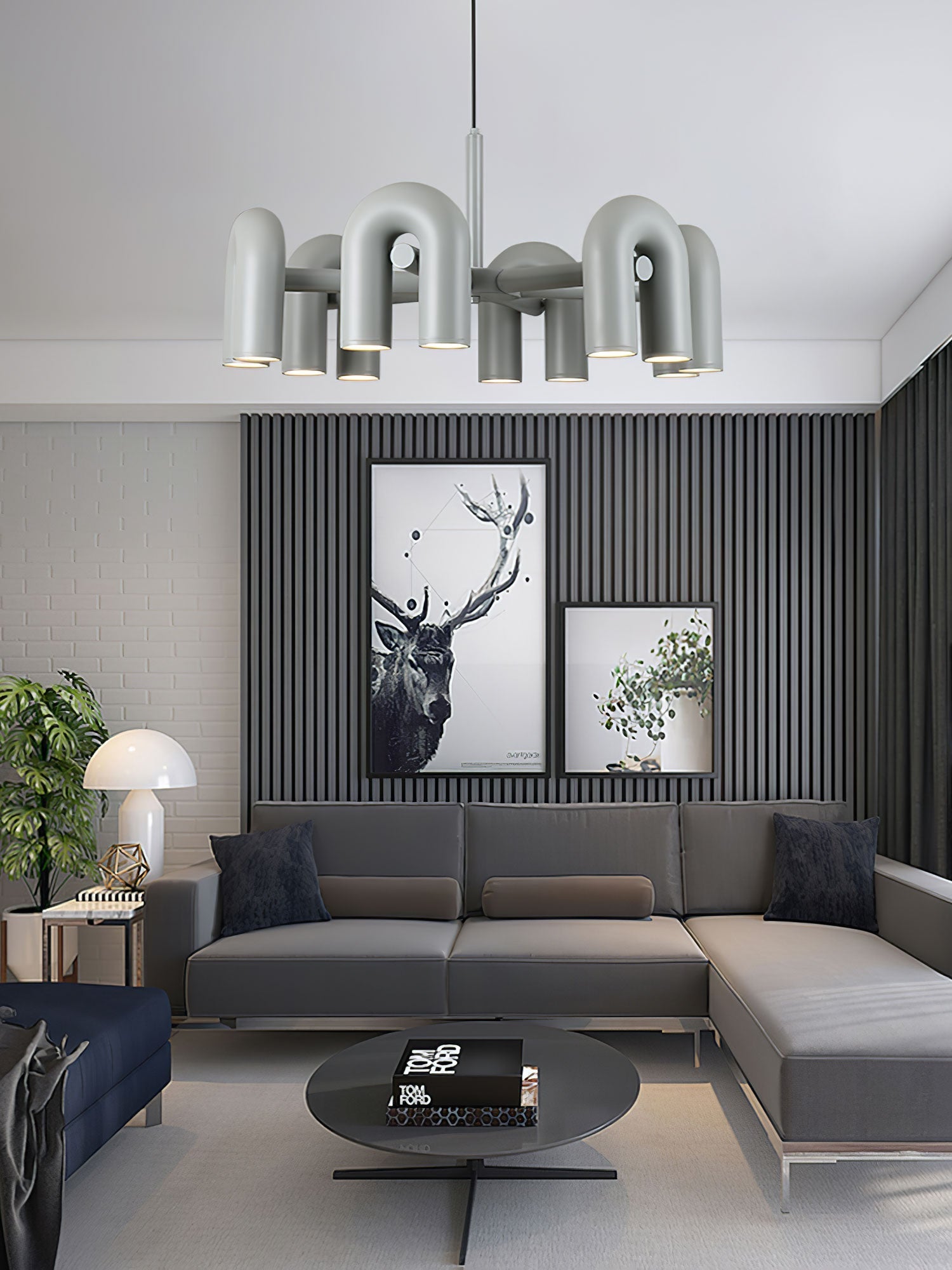 Lustra Chandelier Cirkus U Shape-Neutral Decor