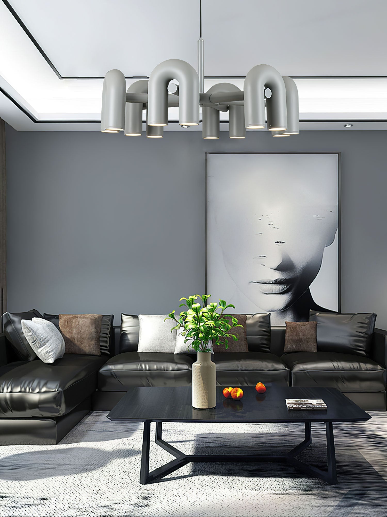 Lustra Chandelier Cirkus U Shape-Neutral Decor