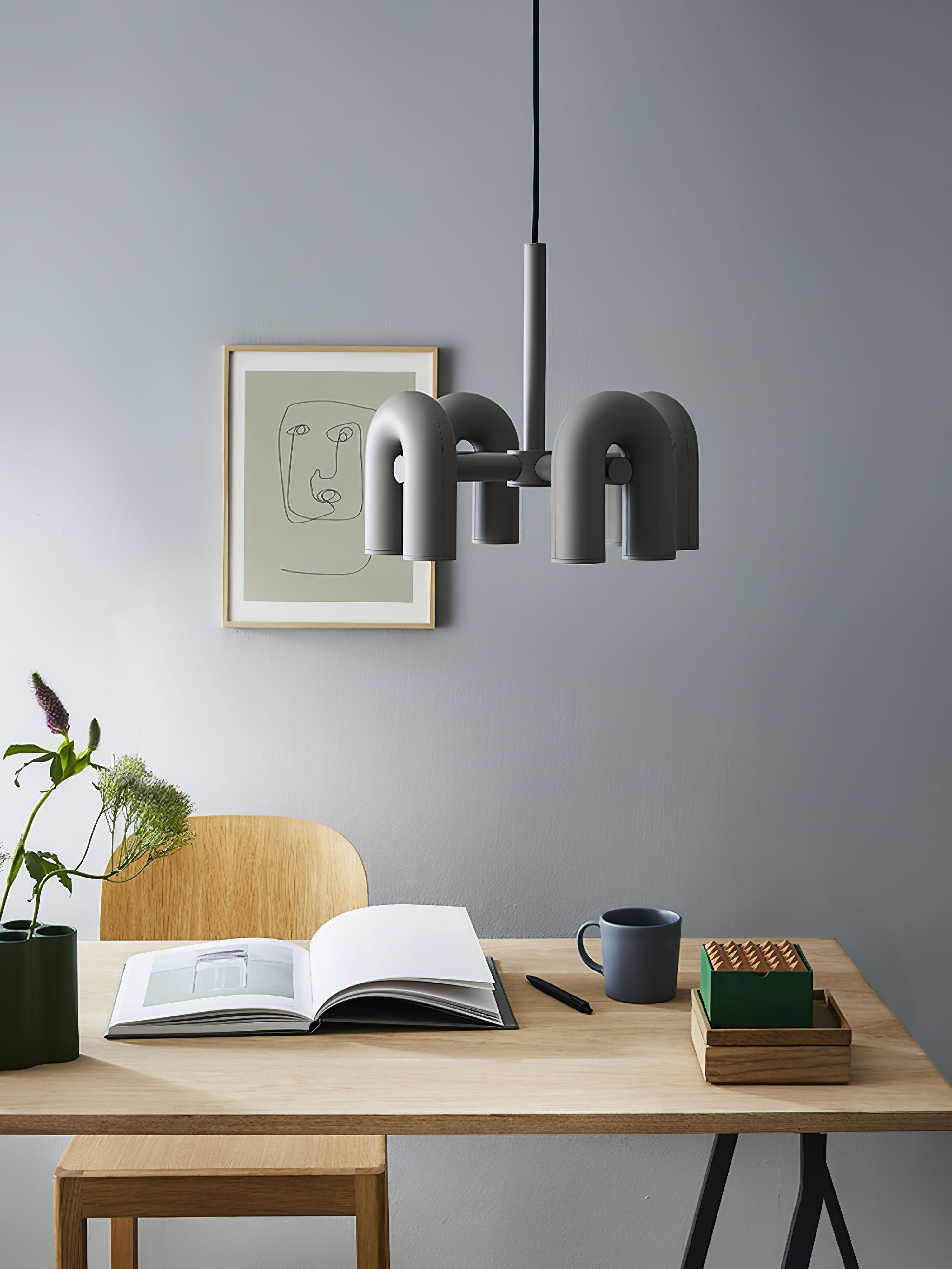 Lustra Chandelier Cirkus U Shape-Neutral Decor