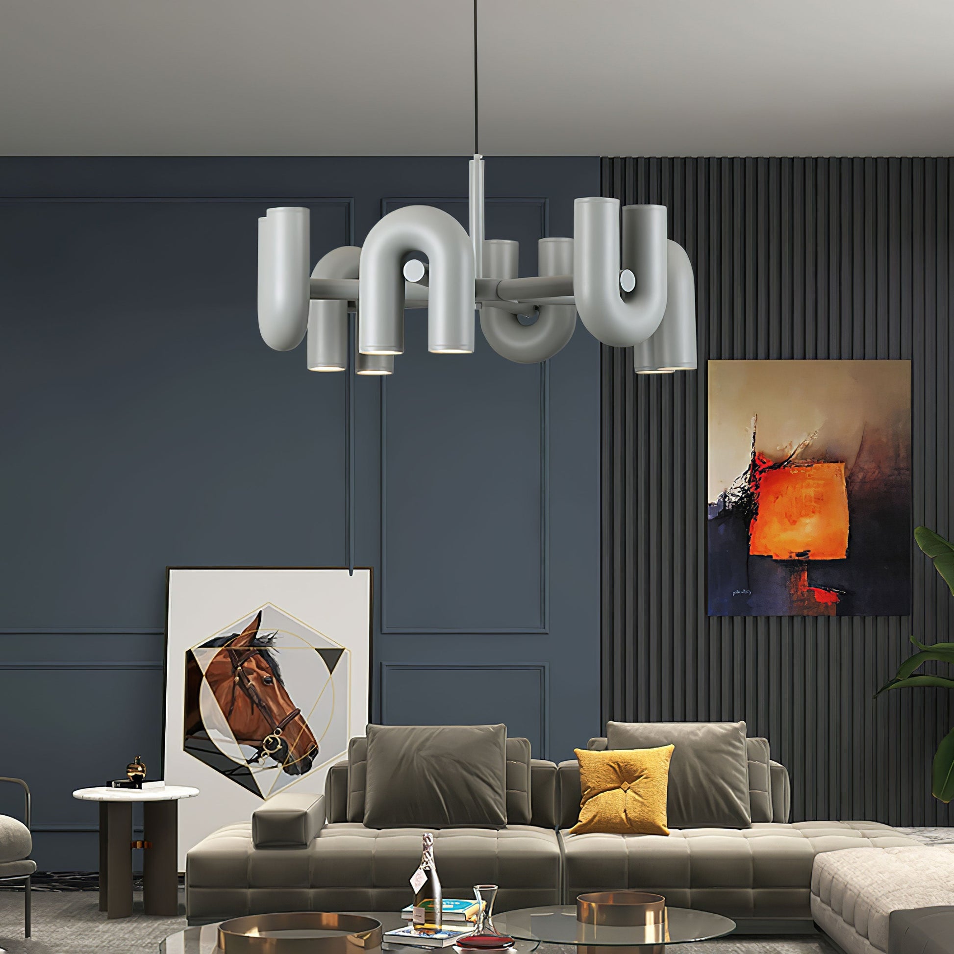 Lustra Chandelier Cirkus U Shape-Neutral Decor