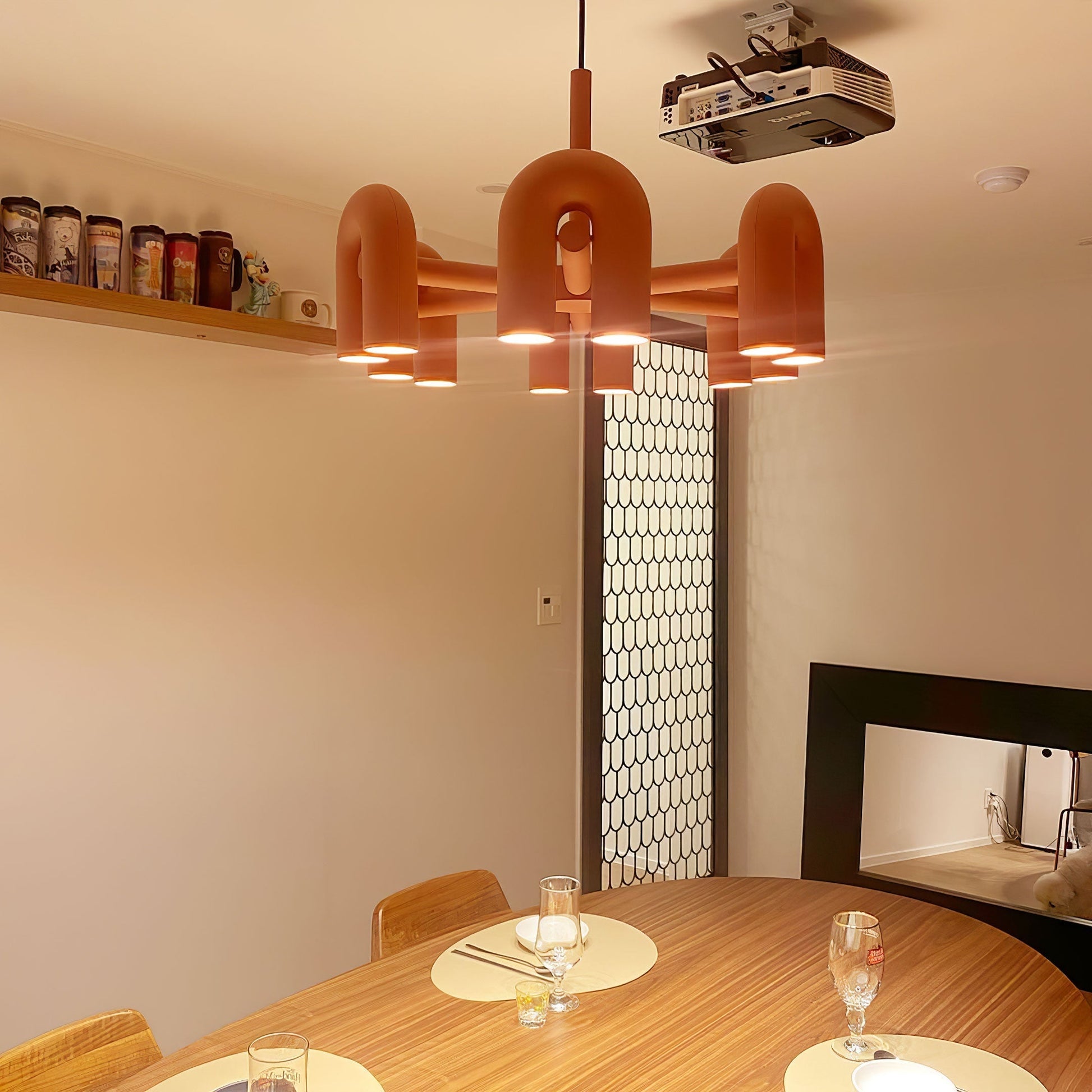 Lustra Chandelier Cirkus U Shape-Neutral Decor